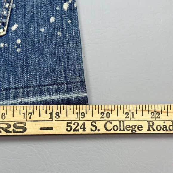 Vintage Rehab Jeans Mini Skirt Womens 11 Medium Wash Denim Y2K NOS - Picture 13 of 16